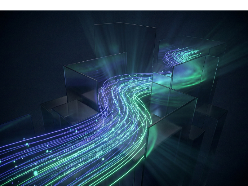 Visualización de flujo de datos e IA